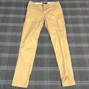 Abercrombie And Fitch 32x34 Tan Pants Kahki Athletic Skinny Stretch 32 Waist